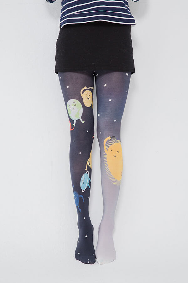 Printed Pantyhose Leggings