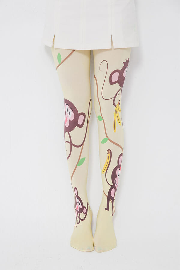 Printed Pantyhose Leggings